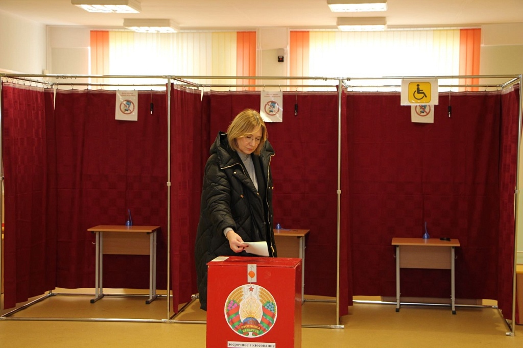 Наталья Борисенко проголосовала досрочно на выборах депутатов